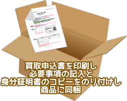 買取申込書から申込み